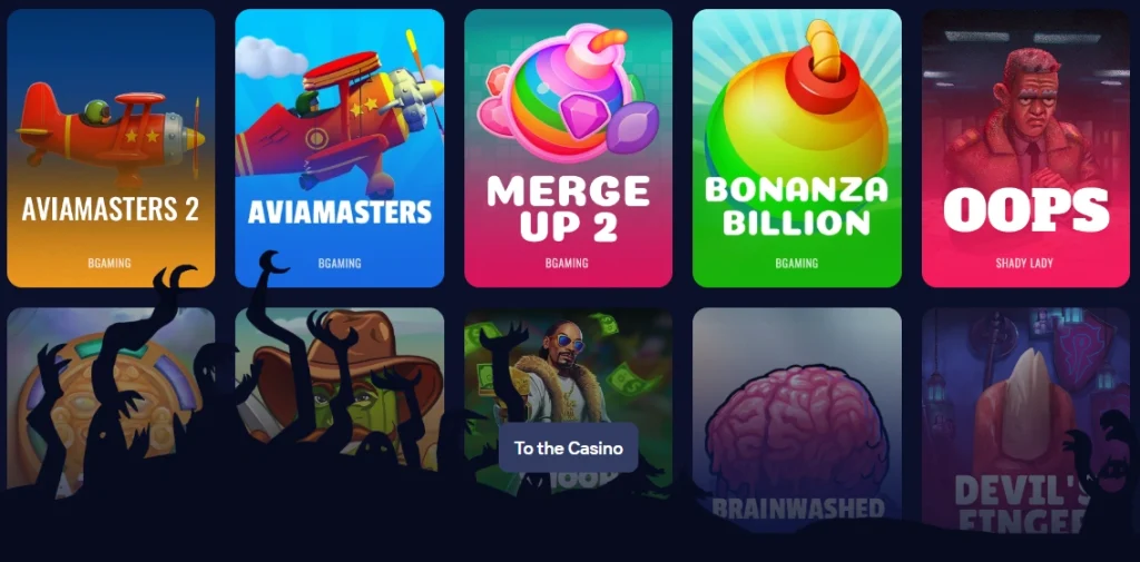 Vorschau der Affiliate-Landingpage für Spinathlon Casino